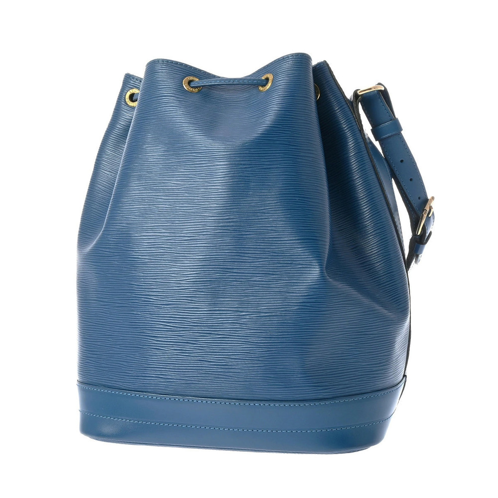 Louis Vuitton Epi Bag Noe Blue Shoulder Leather Toledo Blue